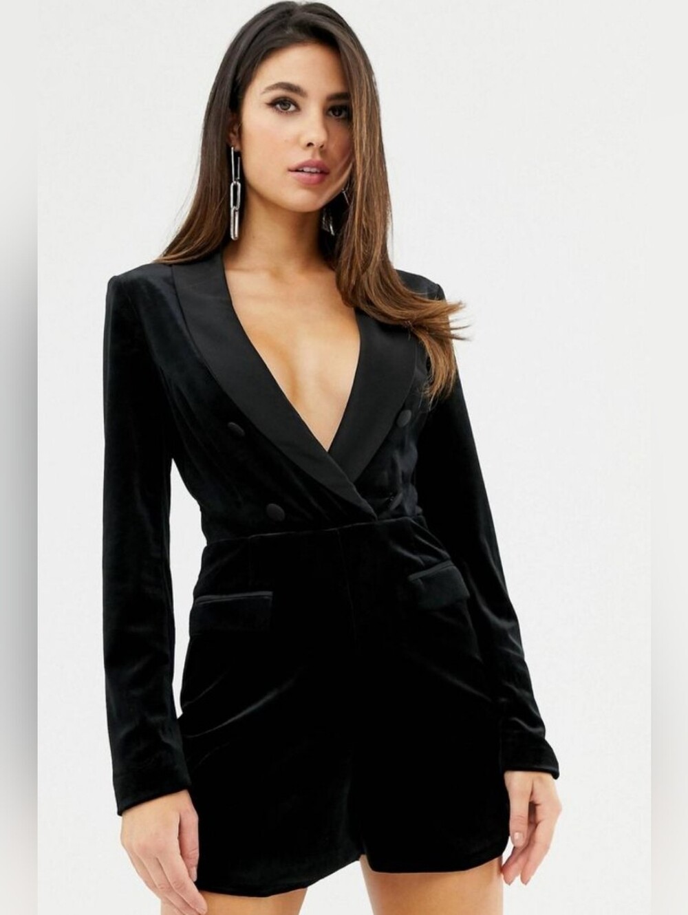 Lavish Alice TUXEDO jacket ROMPER